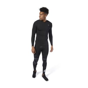 Reebok WOR Compression T Shirt Herren - Schwarz - DE 842-YZD